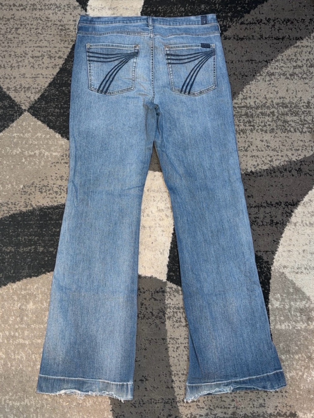 7 For All Mankind Dojo Trouser Stretch Jean 33x34
